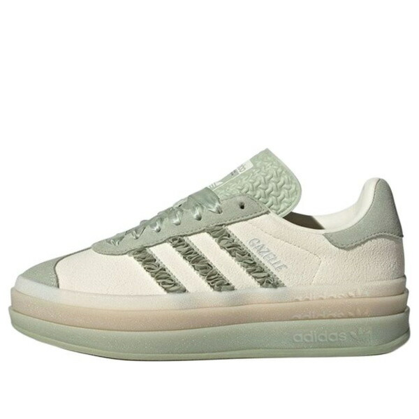 adidas アディダス レディース スニーカー  【(WMNS) adidas Gazelle Bold \u0027Halo Green Ruffle\u0027 JR8373】  大きさ US_6.5(23.5糎)