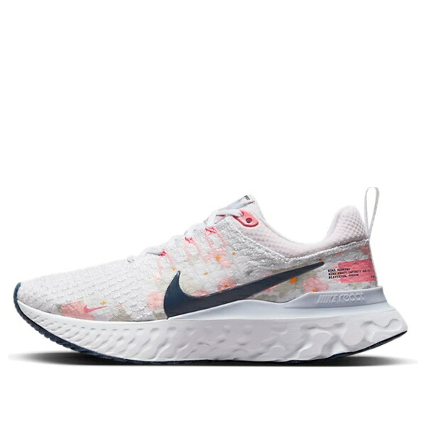 Nike ナイキ レディース スニーカー 【(WMNS) Nike React Infinity Run FK 3 PRM 'White Navy Pearl Pink' FD4151-100】 サイズ US_8(25.0cm)｜asty