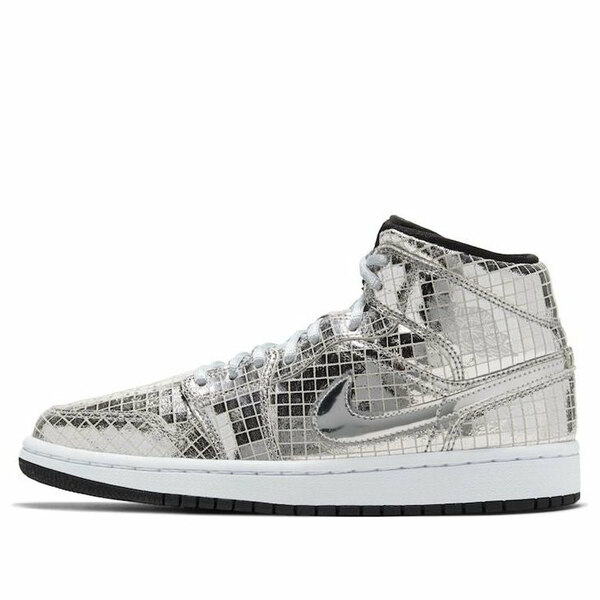 Jordan ジョーダン レディース スニーカー  【(WMNS) Air Jordan 1 Mid \u0027Disco Ball\u0027 CU9304-001】  大きさ US_8(25.0糎)