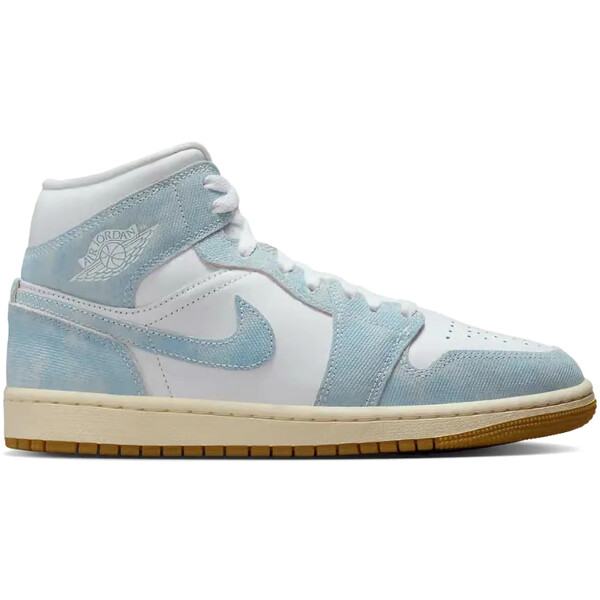 Jordan ジョーダン レディース スニーカー  【Jordan 1 Mid Denim (Women)】  サイズ US_8.5(25.5cm) Light Blue/Sail/Gum