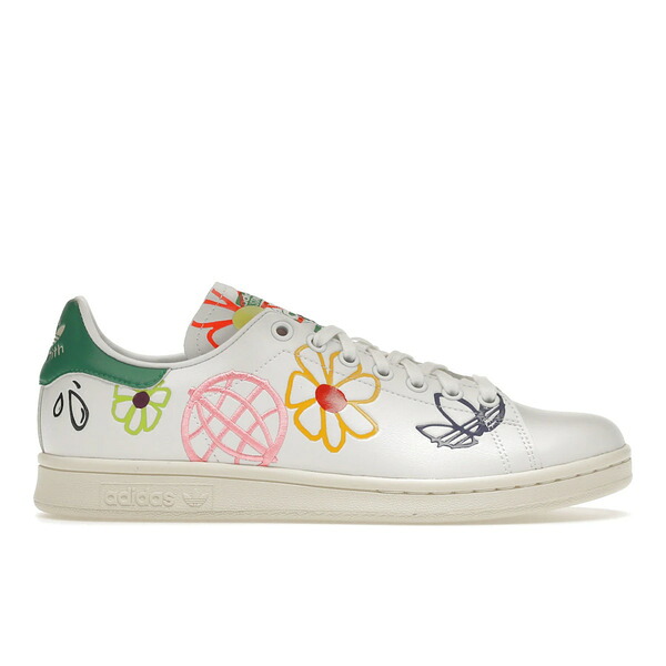adidas アディダス レディース スニーカー  【adidas Stan Smith Primegreen Floral (Women)】  サイズ US_5(22.0cm) White/Multicolor