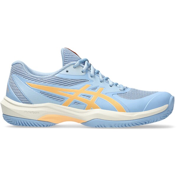 ASICS アシックス レディース スニーカー  【ASICS Gel-Game FF Padel Stone Wash Orange Glow (Women)】  サイズ US_8(25.0cm) Stone Wash/Orange Glow