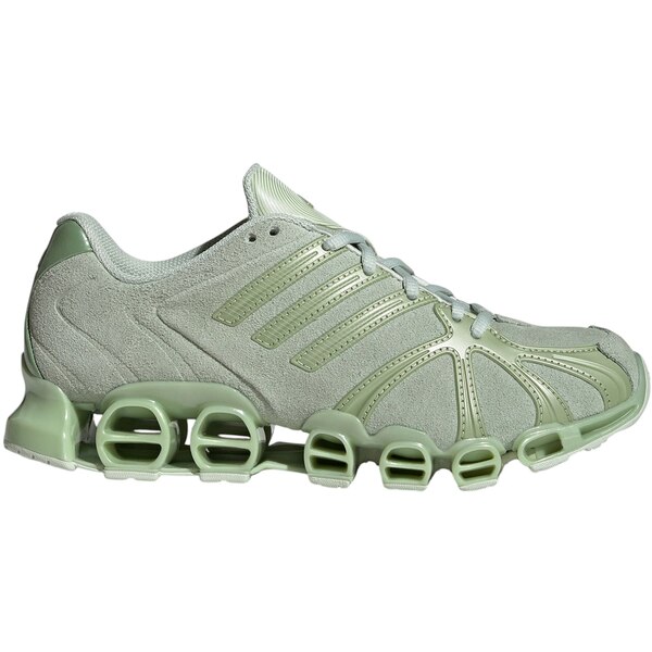 adidas アディダス レディース スニーカー  【adidas Mega Ghostride Linen Green (Women\u0027s)】  大いさ US_7(24.0珊) Linen Green/Magic Lime Met/Linen Green 靴-レディース靴