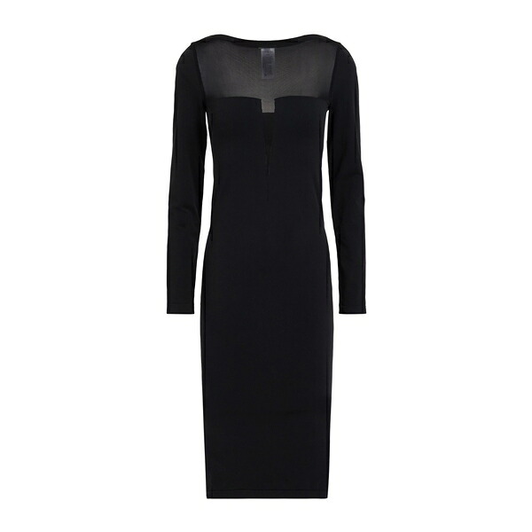 【送料無料】 ウォルフォード レディース ワンピース トップス Midi dresses Black