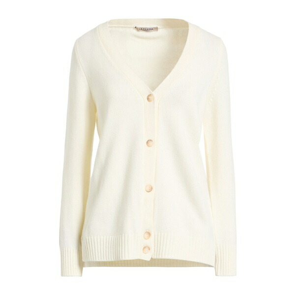 【送料無料】 ラ フィレリア レディース カーディガン アウター Cardigans White