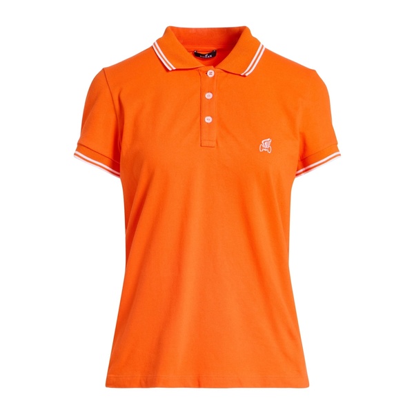 【貨物輸送無料】 ホー火器 レディース プルオーバー トップス Polo shirts Orange