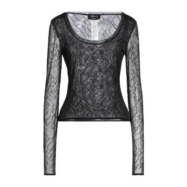 【送料無料】 ブルマリン レディース Tシャツ トップス Tops Black｜asty
