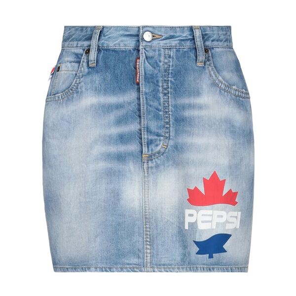 【送料無料】 ディースクエアード レディース スカート ボトムス Denim skirts Blue