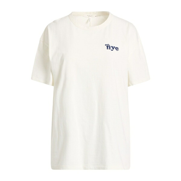 【送料無料】 ラグアンドボーン レディース Tシャツ トップス T-shirts White