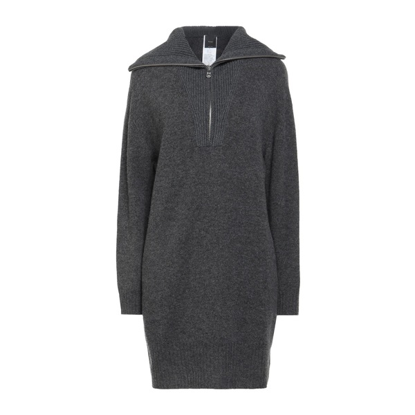 【送料無料】 ピンコ レディース ワンピース トップス Mini dresses Grey