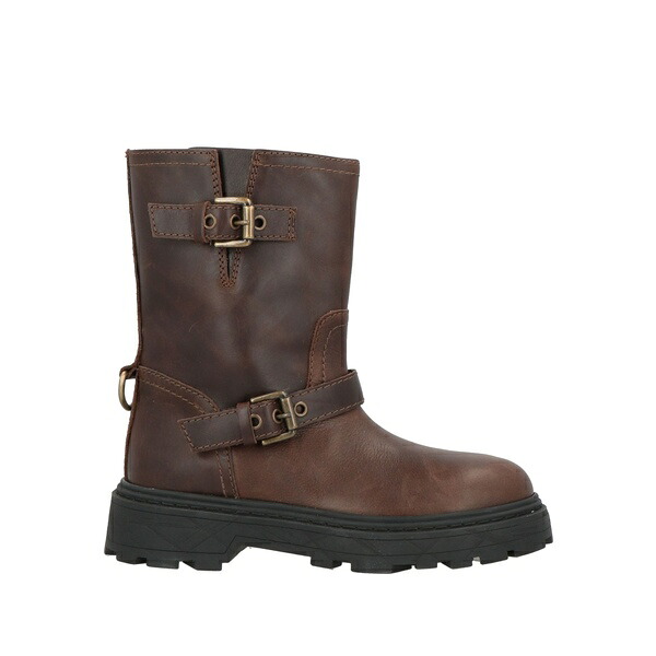 【貨物輸送無料】 フィリップ模範例 レディース ブーツ シューズ Ankle boots Brown
