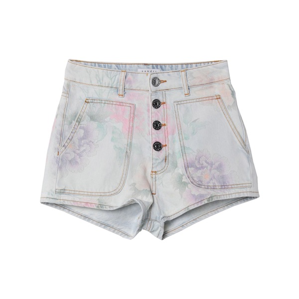 【送料無料】 サンドロ レディース デニムパンツ ボトムス Denim shorts Blue｜asty