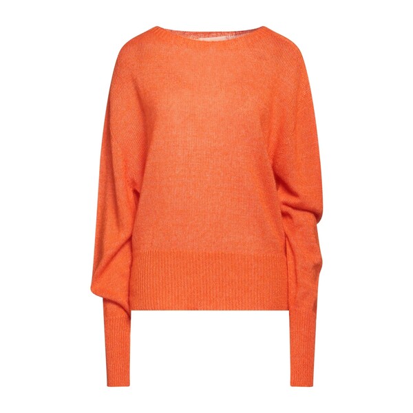【送料無料】 １２０％リノ レディース ニット&セーター アウター Sweaters Orange｜asty