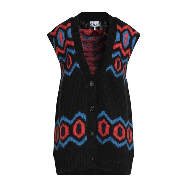【貨物輸送無料】 ガニー レディース ジレー アウター Cardigans Black