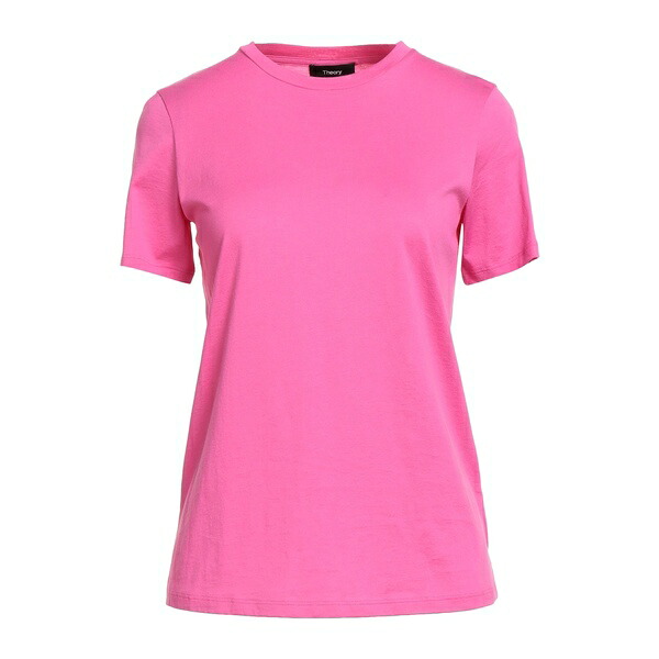 【送料無料】 セオリー レディース Tシャツ トップス T-shirts Pink｜asty