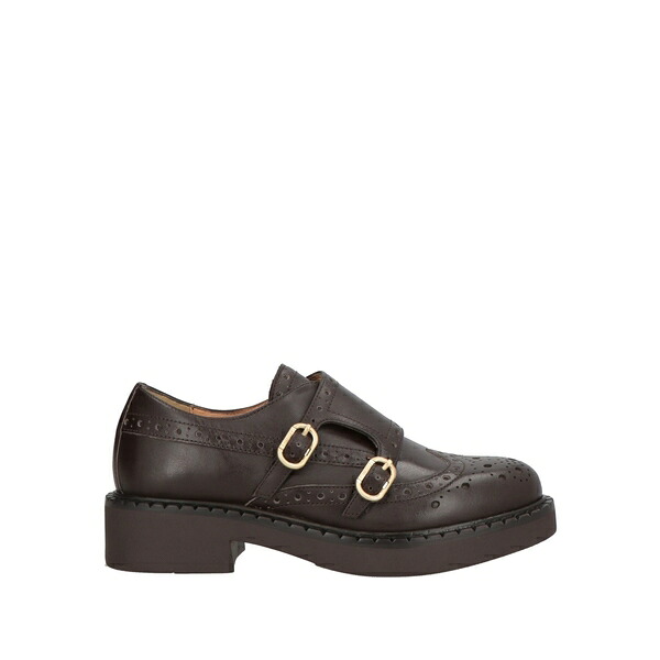 【送料無料】 ツインセット レディース スリッポン・ローファー シューズ Loafers Brown|asty
