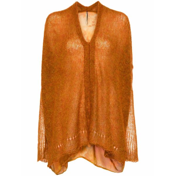 マスナダ レディース 編み物\u0026プルオーバー アウター Scollo v-neck jumper Orange