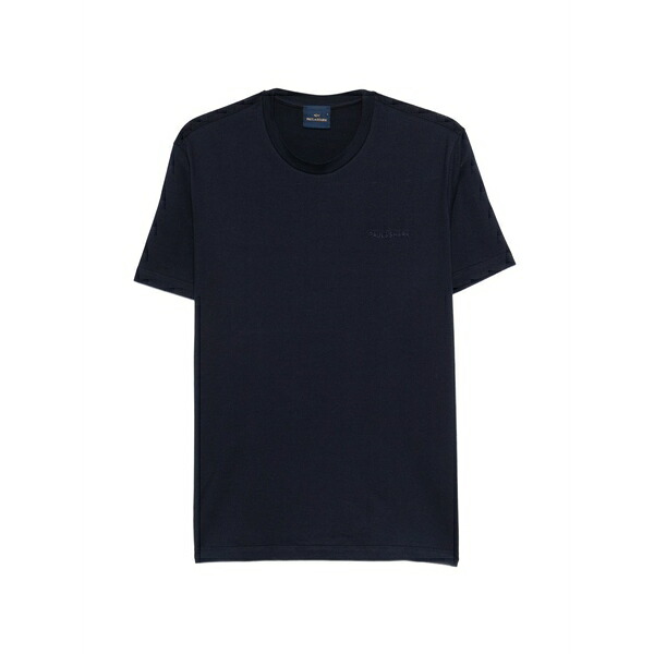 ポールアンドシャーク メンズ Tシャツ トップス Logo t-shirt Blue|asty