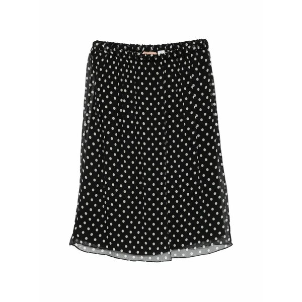 ヌメロ ヴェントゥーノ レディース スコート ボトムス Elasticated-waistband mini skirt Black スカート-レディースファッション