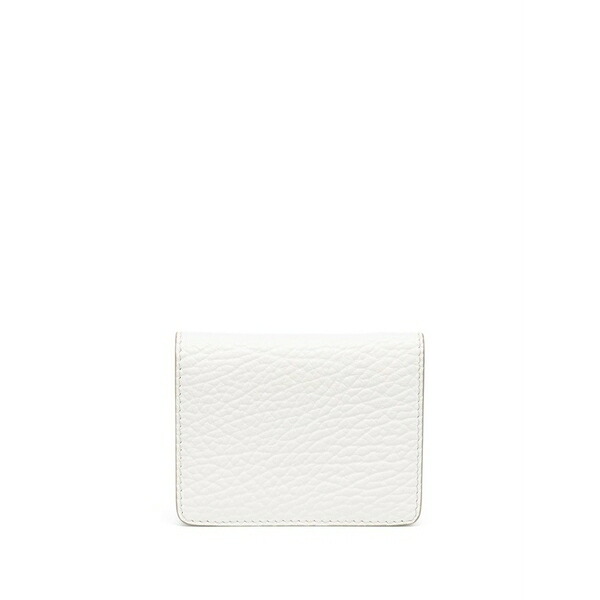 マルタンマルジェラ レディース 財布 アクセサリー Four-stitch leather card holder White｜asty