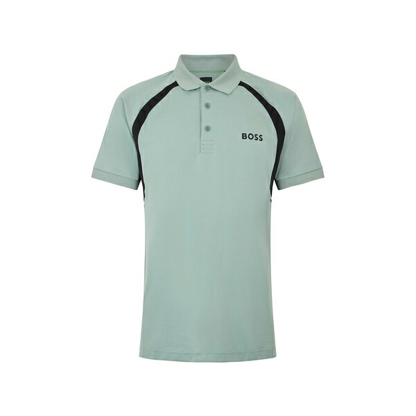 元締め メンズ スポーツシャツ トップス Logo polo shirt Green