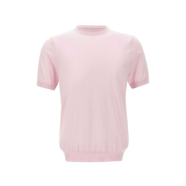 ディクタット メンズ 編み物\u0026プルオーバー アウター Crew-neck t-shirt Pink