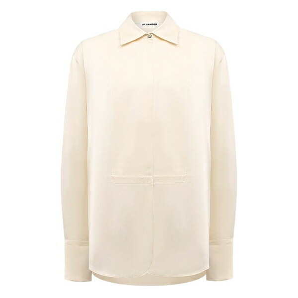 ジル・サンダー レディース シャツ トップス Panelled shirt Neutrals｜asty