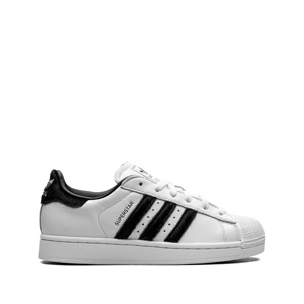 アディダス レディース スニーカー シューズ Superstar ii pony-hair sneakers White|asty