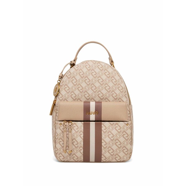 リュージョー レディース うしろ側風呂敷き包み・背嚢 御徒面子 Monogram backpack Neutrals