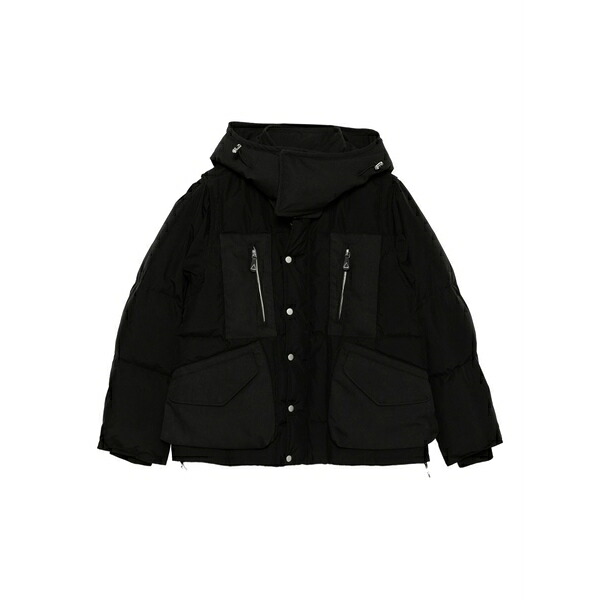 フェニックス レディース ジャケット&ブルゾン アウター Button-up padded jacket Black|asty