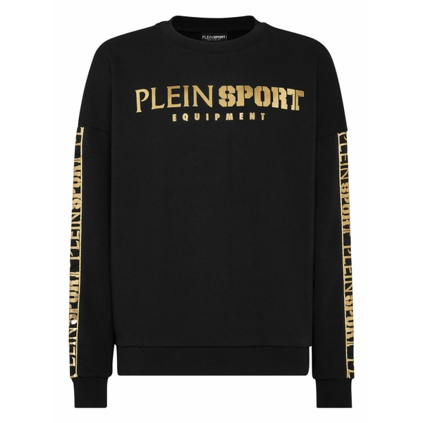 プレインスポーツ メンズ パーカー・スウェットシャツ アウター Long-sleeved sweatshirt Black|asty
