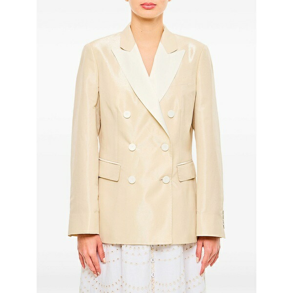 アルベルト ビアーニ レディース 上衣＆上衣 アウター Double-breasted blazer Neutrals