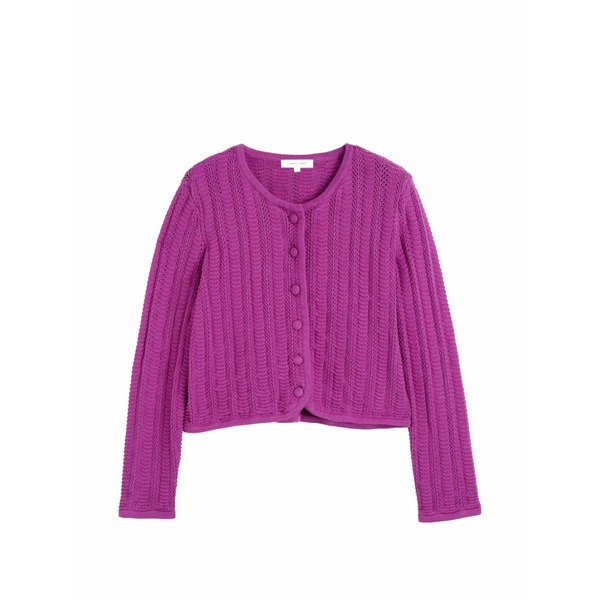 チンティアンドパーカー レディース ジレー アウター Crochet cardigan Pink