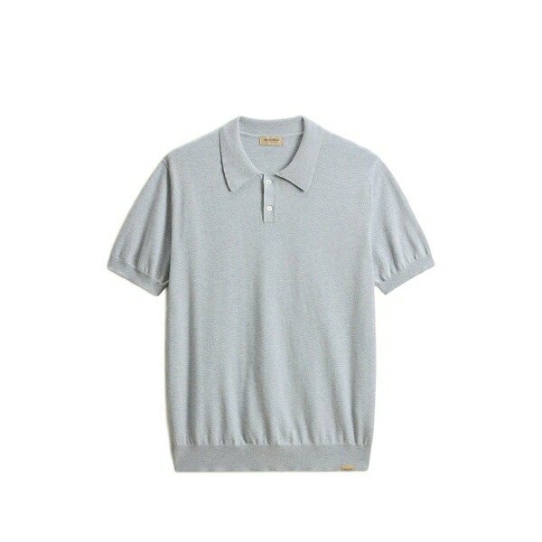 羊毛 金持ち メンズ スポーツシャツ トップス Short-sleeve cotton polo shirt Blue