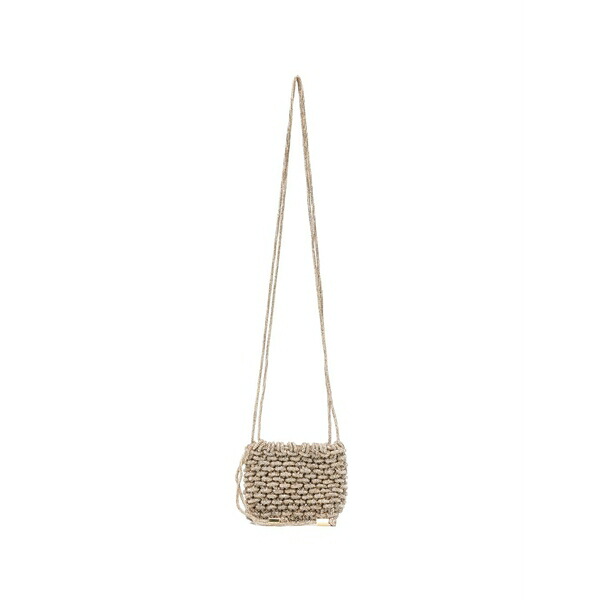 ヒボウラマ レディース ハンドバック 御徒面子 Mini penelope shoulder bag Gold ハンドバッグ-レディースバッグ