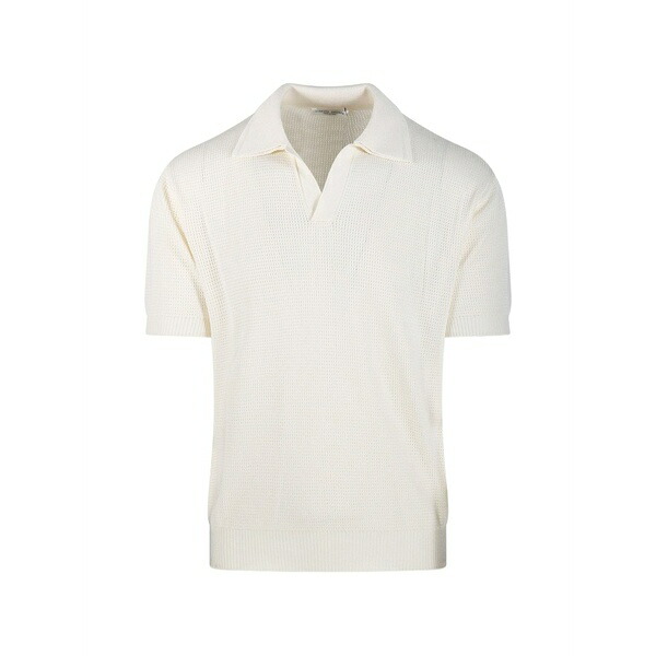 ロベルトコリーナ メンズ プルオーバー トップス Polo-collar t-shirt Neutrals