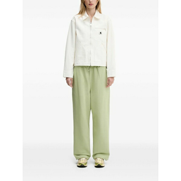 ワイスリー レディース カジュアルパンツ ボトムス Drawstring-waist track pants  Green