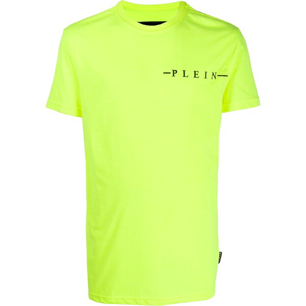 フィリップ飾り気の無い メンズ プルオーバー トップス Logo t-shirt Yellow