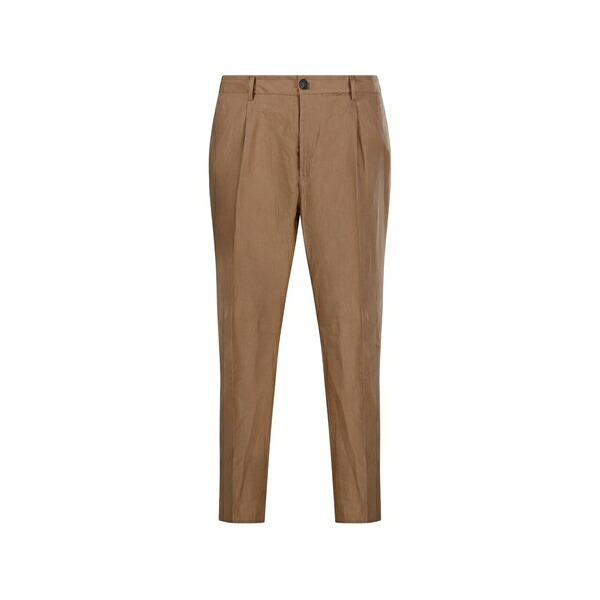 アントレ 意中の女 メンズ 心地好いズボン下 ボトムス Pleated trousers Neutrals