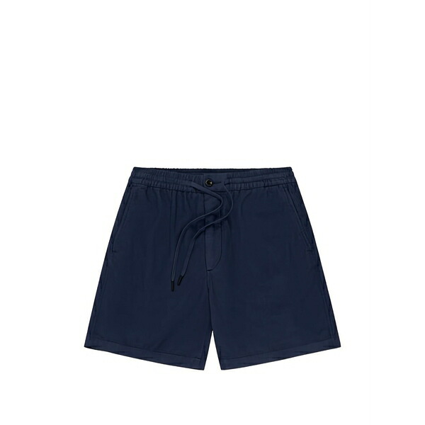 インコテックス メンズ 心地好いズボン下 ボトムス Drawstring-waist corduroy shorts Blue