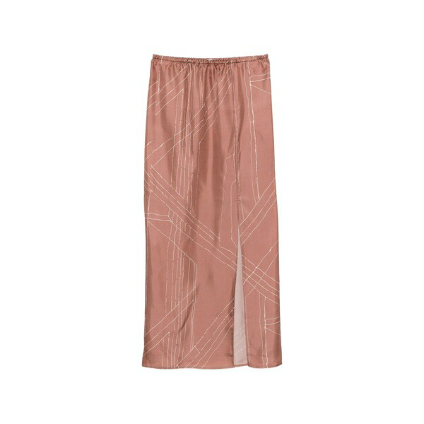 アリジ レディース スカート ボトムス Geometric slit skirt Pink｜asty