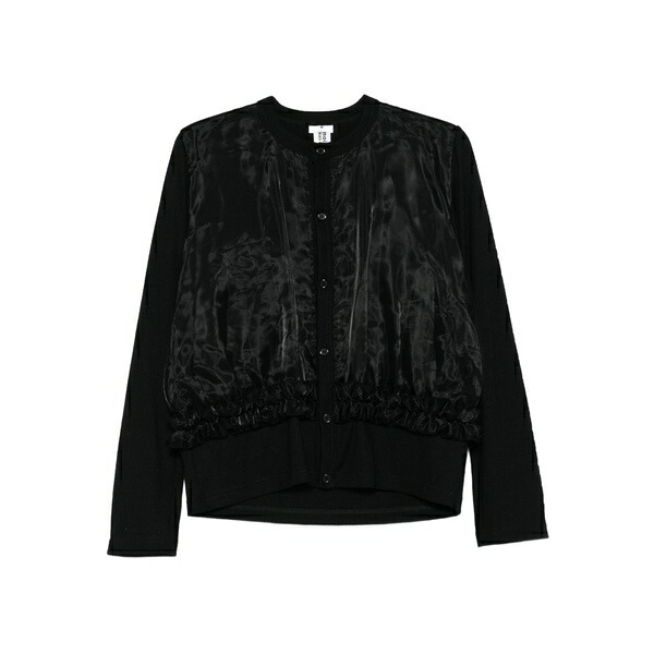 ノワール ケイ ニノミヤ レディース ジレー アウター Wool cardigan Black