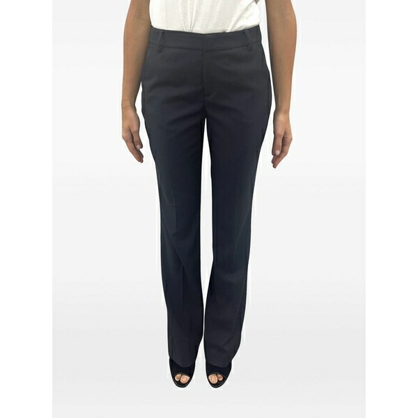 リュージョー レディース 心地好いズボン下 ボトムス High-waisted luxury trousers Black