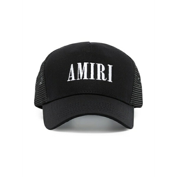 アミリ メンズ 鳥打ち帽 付属物 Core logo-embroidered baseball cap Black