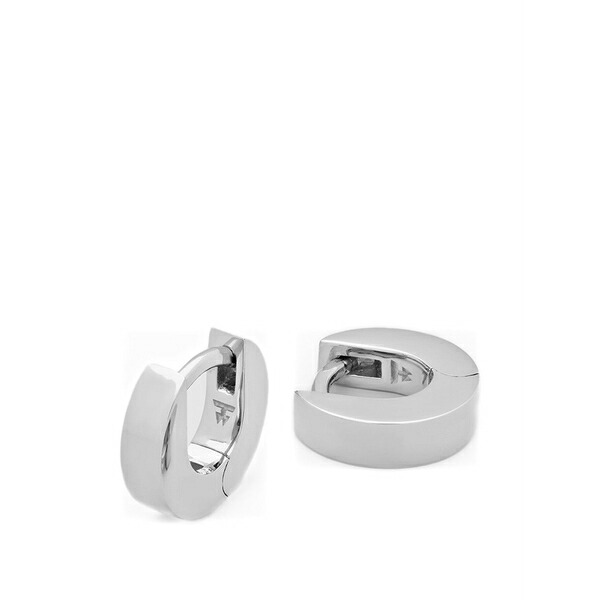 トム木材 メンズ ピアス・イヤリング 添え物 Beck hoop earrings Silver