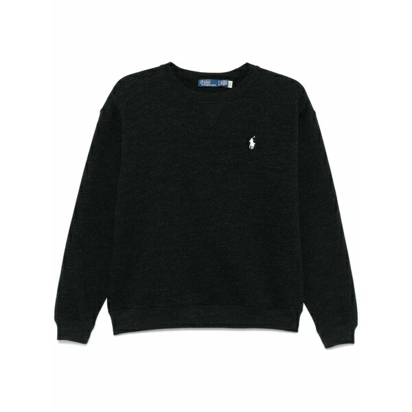 ラルフローレン レディース ニット\u0026セーター アウター Polo pony-embroidered sweatshirt Black