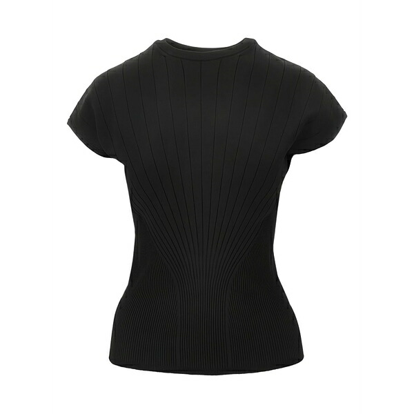 運動競技マックス レディース プルオーバー トップス Ribbed top Black