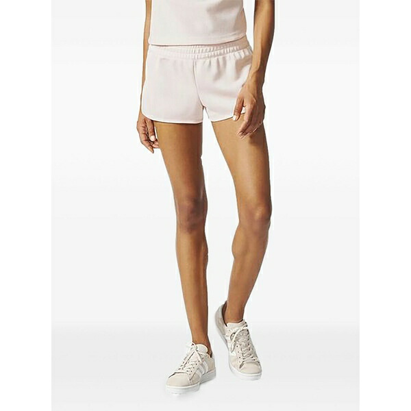 アディダス レディース カジュアルパンツ ボトムス Stadium 3-stripe "icey pink/white" shorts Pink|asty