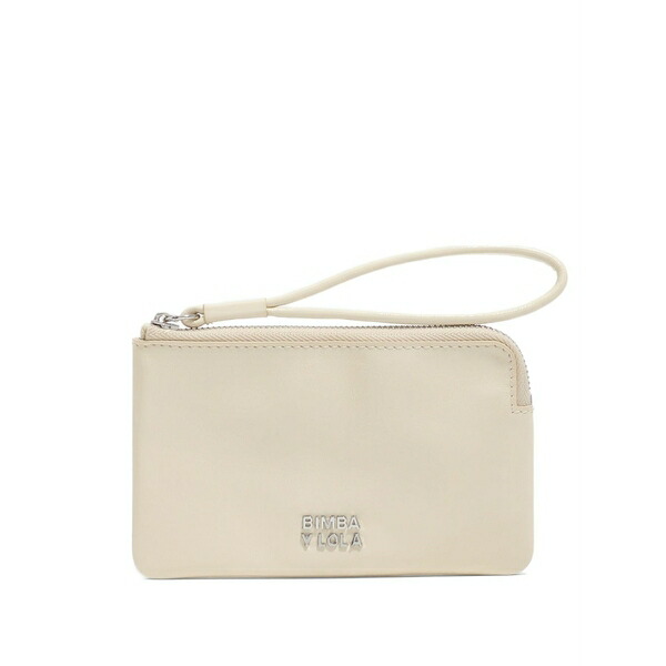 ビンバ イ ローラ レディース 紙入れ 付属品 Zip coated leather wallet Neutrals