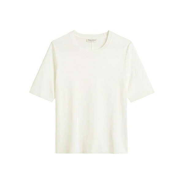 マルコポーロ レディース Tシャツ トップス Short-sleeve t-shirt White|asty